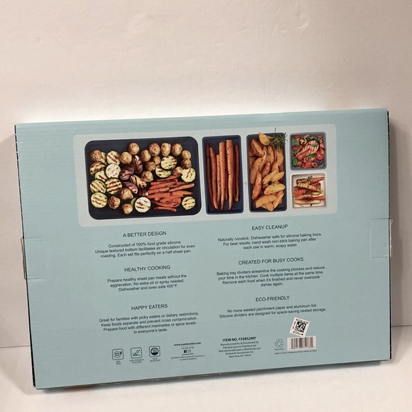 Cook with Color Silicone Baking trays and Non-Stick Baking Pan Set - Picture 3 of 4